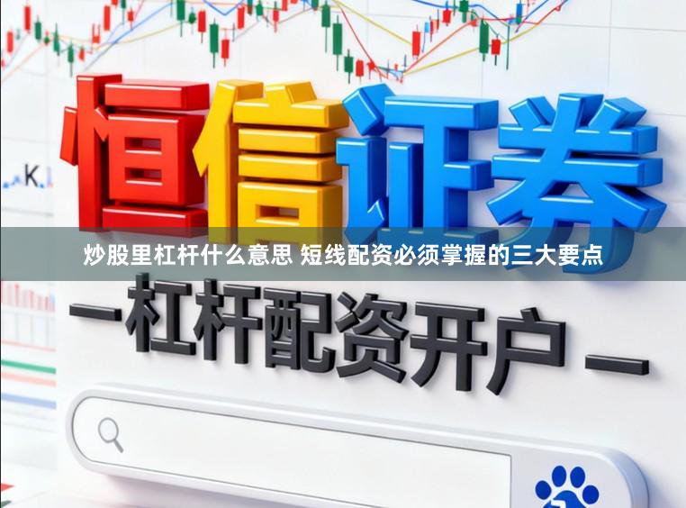 炒股里杠杆什么意思 短线配资必须掌握的三大要点