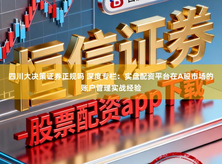 四川大决策证券正规吗 深度专栏：实盘配资平台在A股市场的账户管理实战经验