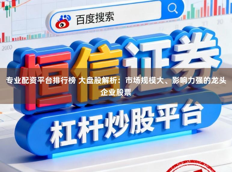 专业配资平台排行榜 大盘股解析：市场规模大、影响力强的龙头企业股票